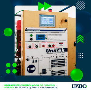 3 Upgrade de controlador de ósmosis inversa LTA Industrial